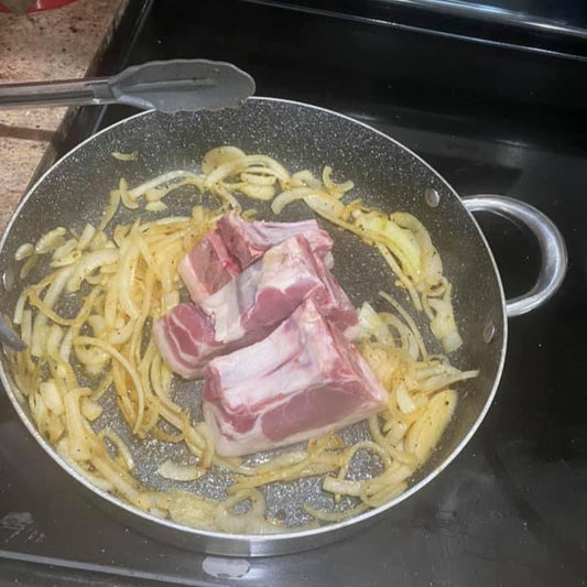 Kunekune Pork & Apple Skillet