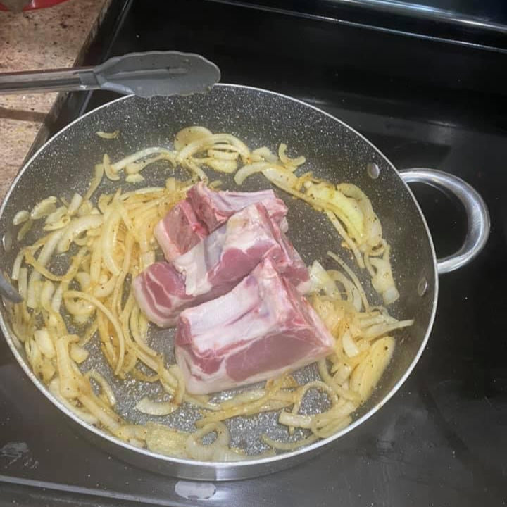 Kunekune Pork & Apple Skillet