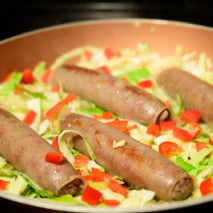 Kunekune Pork Pepper & Onion Brats